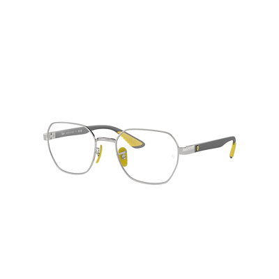 Ray Ban Rb6594m Optics Scuderia Ferrari Collection Eyeglasses Grey Frame Clear Lenses Polarized 54-20