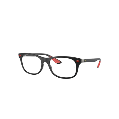 Ray Ban Rb7307m Optics Scuderia Ferrari Collection Eyeglasses Black Frame Clear Lenses Polarized 52-17