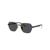 Ray Ban Rb3794m Scuderia Ferrari Collection Sunglasses Black Frame Grey Lenses 54-20 In Black