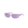 RAY BAN KAT BIO-BASED SUNGLASSES LILAC FRAME VIOLET LENSES 49-20