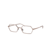 Ray Ban Yevi Optics Eyeglasses Copper Frame Clear Lenses Polarized 54-18 In Copper