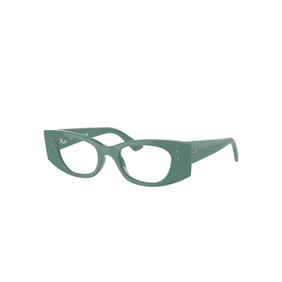 Ray Ban Kat Optics Bio-based Eyeglasses Algae Green Frame Clear Lenses Polarized 52-18
