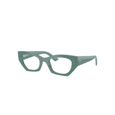 Ray Ban Zena Optics Bio-based Eyeglasses Algae Green Frame Clear Lenses Polarized 49-22