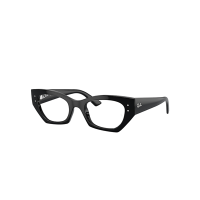 Ray Ban Zena Optics Bio-based Eyeglasses Black Frame Clear Lenses Polarized 52-22