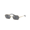 Ray Ban Yevi Bio-based Sunglasses Light Gold Frame Grey Lenses 58-18 In Light Gold