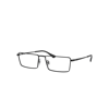 Ray Ban Emy Optics Eyeglasses Black Frame Clear Lenses Polarized 56-17 In Black