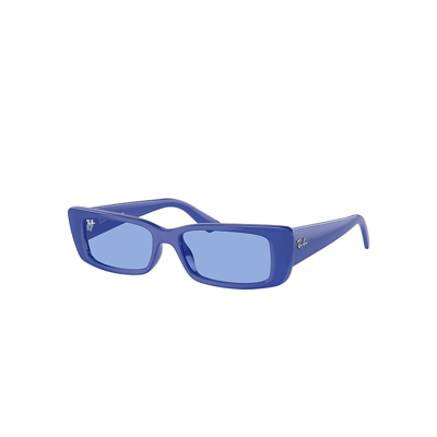 Ray Ban Teru Bio-based Sunglasses Electric Blue Frame Blue Lenses 54-17