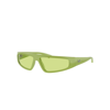 Ray Ban Izaz Bio-based Sunglasses Apple Green Frame Green Lenses 59-13 In Apple Green