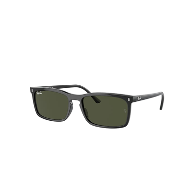 Ray Ban Rb4435 Sunglasses Black Frame Green Lenses 59-18