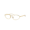 RAY BAN EYEGLASSES UNISEX RB3734V OPTICS - GOLD FRAME CLEAR LENSES POLARIZED 54-18