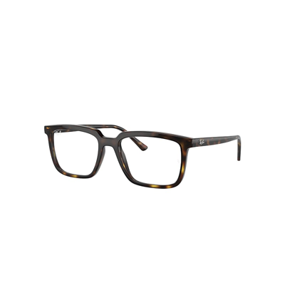 Ray Ban Alain Optics Eyeglasses Havana Frame Clear Lenses Polarized 52-18