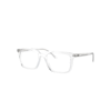Ray Ban Alain Optics Eyeglasses Transparent Frame Clear Lenses Polarized 54-18 In Transparent