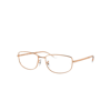 Ray Ban Rb3732v Optics Eyeglasses Rose Gold Frame Clear Lenses Polarized 54-18 In Rose Gold