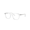 RAY BAN EYEGLASSES UNISEX ALICE OPTICS - TRANSPARENT FRAME CLEAR LENSES POLARIZED 50-21