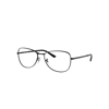 Ray Ban Rb3733v Optics Eyeglasses Black Frame Clear Lenses Polarized 56-17 In Black