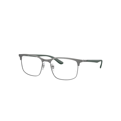 Ray Ban Rb6518 Optics Eyeglasses Sand Green Frame Clear Lenses Polarized 57-19
