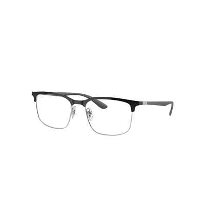 Ray Ban Rb6518 Optics Eyeglasses Sand Grey Frame Clear Lenses Polarized 57-19