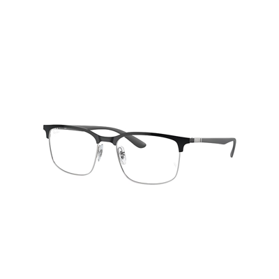 Ray Ban Rb6518 Optics Eyeglasses Sand Grey Frame Clear Lenses Polarized 55-19