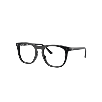 Ray Ban Rb2210v Optics Eyeglasses Black Frame Clear Lenses Polarized 53-21