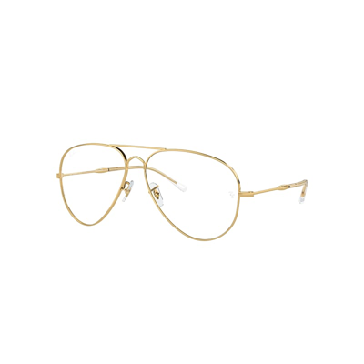 Ray Ban Sunglasses Unisex Old Aviator Transitions® - Arista Gold Frame Clear Lenses 62-14