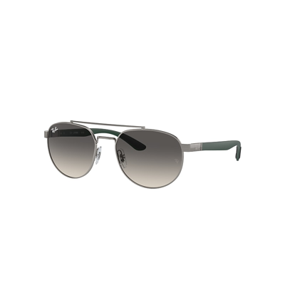 Ray Ban Rb3736 Sunglasses Green Frame Grey Lenses 56-19