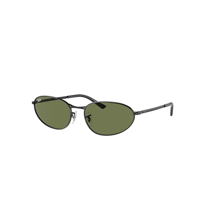 Ray Ban Rb3734 Sunglasses Black Frame Green Lenses 56-18