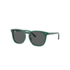 Ray Ban Rb2210 Sunglasses Transparent Green Frame Grey Lenses 53-21 In Transparent Green