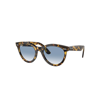 Ray Ban Wayfarer Way Sunglasses Yellow Havana Frame Blue Lenses 54-21 In Yellow Havana