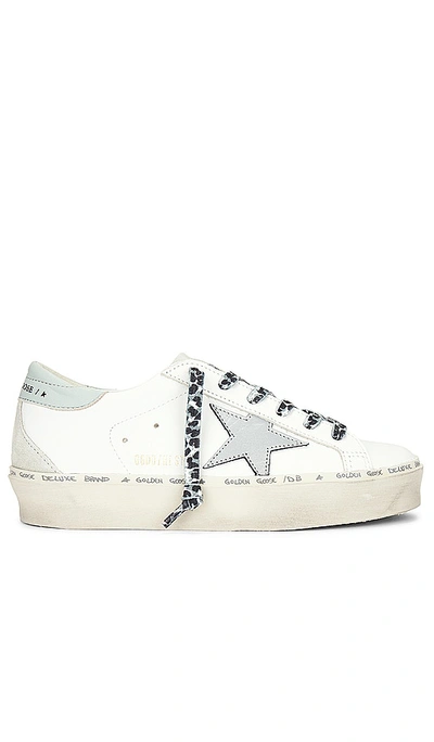 Golden Goose Hi Star Sneaker In Optic White  Gray Dawn  Orchid Hush  Aqu