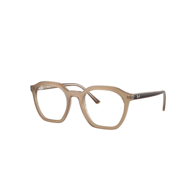 Ray Ban Alice Optics Eyeglasses Brown Frame Clear Lenses Polarized 52-21