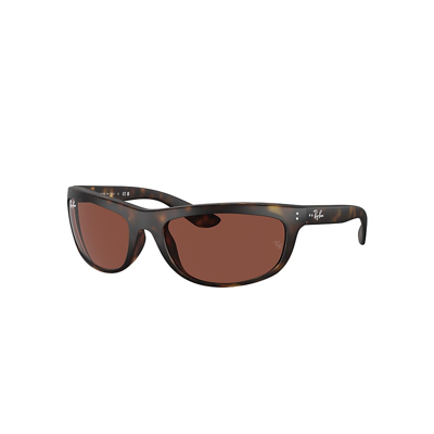 Ray Ban Balorama Sunglasses Havana Frame Red Lenses 62-19