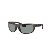 Ray Ban Balorama Sunglasses Havana Frame Blue Lenses 62-19 In Havana