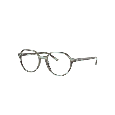 Ray Ban Thalia Optics Eyeglasses Striped Green Frame Clear Lenses Polarized 51-18