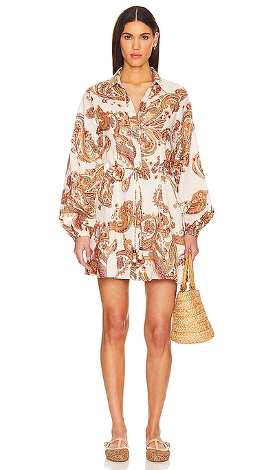 Faithfull The Brand Rae Mini Dress In Multicolour