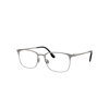 Ray Ban Rb6494 Optics Eyeglasses Gunmetal Frame Clear Lenses Polarized 56-18 In Gunmetal