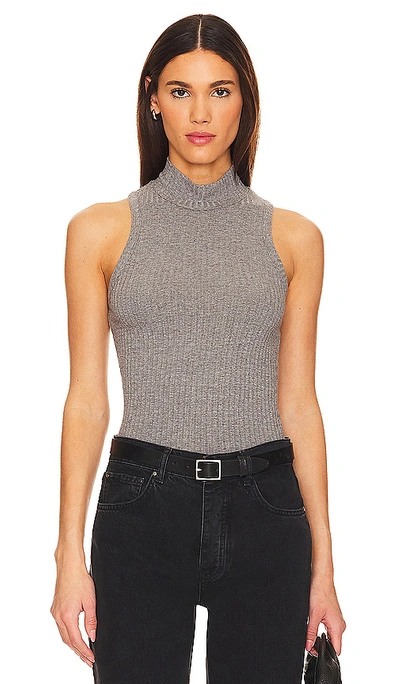 Citizens Of Humanity Alice Baby Turtleneck Tank In Milano Grey