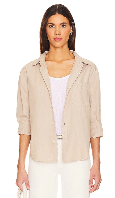 Citizen Of Humanity Kayla Shrunken Shirt In Multi