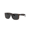 Ray Ban Justin Classic Sunglasses Havana Frame Grey Lenses Polarized 55-17 In Havana