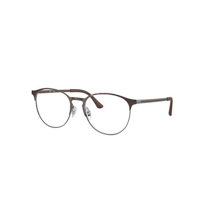 Ray Ban Rb6375 Optics Eyeglasses Gunmetal Frame Clear Lenses Polarized 53-18