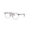 Ray Ban Rb6375 Optics Eyeglasses Gunmetal Frame Clear Lenses Polarized 51-18 In Gunmetal