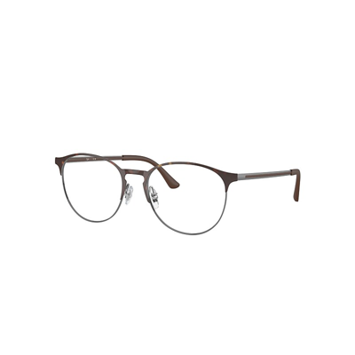 Ray Ban Rb6375 Optics Eyeglasses Gunmetal Frame Clear Lenses Polarized 51-18