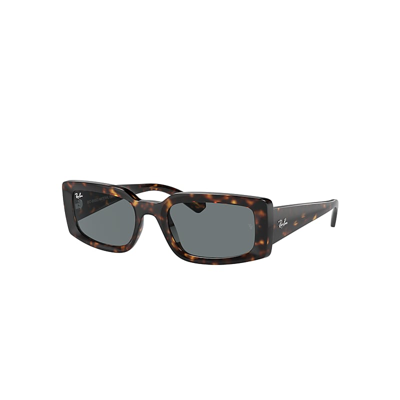 RAY BAN SUNGLASSES UNISEX KILIANE BIO-BASED - HAVANA FRAME GREEN LENSES 54-21