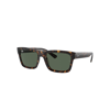 Ray Ban Warren Bio-based Sunglasses Havana Frame Blue Lenses 57-20 In Havana