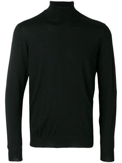 Drumohr Turtleneck Sweater In Black