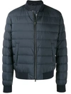 HERNO BLUE FEATHER DOWN PADDED COAT