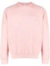 SPORTY AND RICH BLUSH PINK COTTON SWEATSHIRT