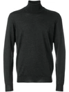 Drumohr Turtleneck Jumper In Black