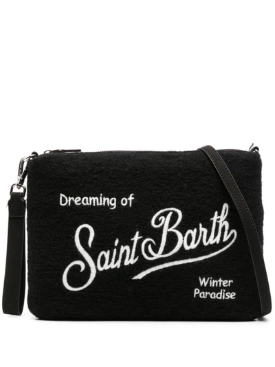 Mc2 Saint Barth Clutch In Black Polyester