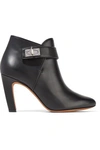 GIVENCHY SHARK LOCK LEATHER ANKLE BOOTS