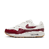 Nike Air Max 1 Lx Sail/team Red-sail Fj3169-100 Women's In White